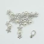 真珠 パール ブローチ あこや真珠 パールブローチ アコヤ本真珠 6.5mm-7mm 7pcs ホワイトピンクカラー 卒業式 入学式 14085