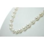 真珠 パール ネックレス あこや真珠 パールネックレス 7mm-7.5mm バロックパール ホワイトカラー アコヤ本真珠 シルバー