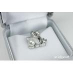 Yahoo! Yahoo!ショッピング(ヤフー ショッピング)真珠タイピンパールブローチ　あこや真珠タイピン動物シリーズ　フクロウ