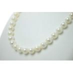 真珠 パール ネックレス あこや真珠 パールネックレス 8mm-8.5mm ホワイトカラー シルバー アコヤ本真珠 カジュアル