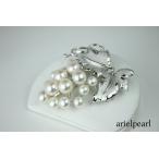 真珠 パール ブローチ 淡水真珠 パール ブローチ 6mm-9mm 15pcs 淡水パール ホワイトカラー カジュアル 人気 安い