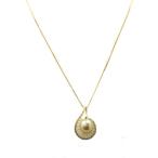 Yahoo! Yahoo!ショッピング(ヤフー ショッピング)真珠 パール ネックレス 南洋白蝶真珠 ペンダント ネックレス 13mm-14mm ナチュラルゴールドカラー ナチュラルゴールドパール シルバー カジュアル 15777