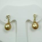 真珠パールイヤリング白蝶真珠南洋真...
