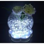 Atcket （白い光）6inアクリル花の形LEDの花火、花瓶のテーブル装飾のための23のスーパー明るいLedsと