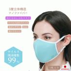 ショッピングマスク 洗える ナノファイバー マスク バイカラー 洗える 日本製 高機能 息がしやすい 接触冷感 肌にやさしい おしゃれ  アジャスター ナノマスク 3層立体 東工大 谷岡教授