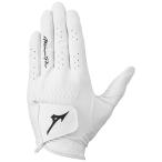 2024年モデル ミズノ メンズ Mizuno Pro ミズノプロ ゴルフグローブ 5MJML453 01 ホワイト 有賀園 ゴルフ