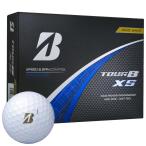 2024年モデル ブリヂストン TOUR B XS ツアーB エックスエス ゴルフボール 1ダース 12球入り パールホワイト 有賀園 ゴルフ