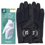 2025年モデル ブリヂストン レディース FIT LADY フィット レディ 両手用 ゴルフグローブ GL25L4 BK ブラック
