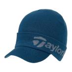 2025年秋冬モデル テーラーメイド メンズ ブリム ニットキャップ UN922 DBL ダークブルー ゴルフウェア ゴルフ