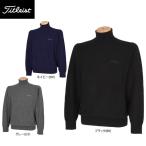 セール♪ タイトリスト メンズ カシミヤ 長袖 タートルネック セーター TWMK1876 ゴルフウェア 秋冬モデル 56％OFF 特価 有賀園 ゴルフ