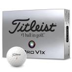 2024年モデル タイトリスト PRO V1x LEFT DASH プロV1x レフトダッシュ ゴルフボール 1ダース(12球入り) ホワイト