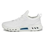 ショッピング安 セール♪ ecco エコー メンズ BIOM C4 バイオム C4 レース スパイクレス ゴルフシューズ 130404 01007 WHITE 2024年モデル 有賀園 ゴルフ