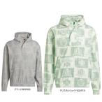  распродажа! Adidas мужской GO-TO общий рисунок длинный рукав с капюшоном . половина Zip тянуть over жакет KOW07 Golf одежда 2024 год весна лето модель 64%OFF иметь .. Golf 