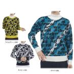  распродажа! Admiral женский Logo ja карта общий рисунок длинный рукав вырез лодочкой свитер ADLA377 Golf одежда осень-зима модель 68%OFF Golf 