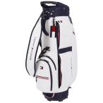 2024年モデル トミー ヒルフィガー ゴルフ キャディバッグ エッセンシャル THMG4FC5 00 ホワイト 有賀園 ゴルフ