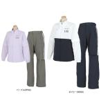 ルコック レディース ロゴプリント ストレッチ 収納袋付き 2WAY レインウェア 上下セット QGWXJH00W ゴルフウェア 2024年モデル 有賀園 ゴルフ