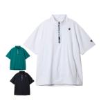 セール♪ ルコック メンズ 半袖 ウインド ブルゾン LG5FWB80M ゴルフウエア 2025年秋冬モデル 有賀園 ゴルフ