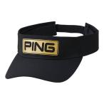 PING ピン ツアー バイザー HW-T2502 38206-06 BLACK/GOLD ゴルフウェア ゴルフ