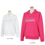  распродажа! Callaway дамский металлик Logo принт картон тренировочный длинный рукав половина Zip Parker C24217200 одежда для гольфа осень-зима 64%OFF