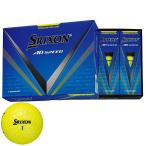 2024年モデル ダンロップ SRIXON スリクソン AD SPEED エーディースピード ゴルフボール 1ダース 12球入り パッションイエロー