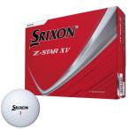送料無料 2025年 ダンロップ SRIXON スリクソン Z-STAR XV ゼットスター エックスブイ ゴルフボール 1ダース(12球入り) ホワイト