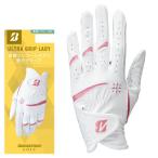 2025 год модели Bridgestone женский ULTRA GRIP LADY Ultra рукоятка reti Golf перчатка GL25L1 WP белый / розовый 