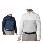 ショッピングジョイ 送料無料 フットジョイ メンズ カラーブロック 長袖 ポロシャツ FJ-F24-S16 2024年モデル ゴルフウェア 秋冬モデル 50％OFF 特価