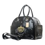  бесплатная доставка M * You * спорт Luminous Crown сумка "Boston bag" 703U1240 005 черный 2026 год модели 