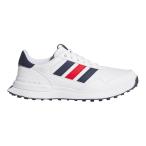  бесплатная доставка 2026 Adidas мужской S2G LEATHER SL S2G 26 кожа шиповки отсутствует обувь OPJ89 JQ9312 белый / колледж темно-синий / бойцовая рыбка - алый 