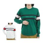 бесплатная доставка Tommy Hilfiger Golf женский передний Logo длинный рукав вырез лодочкой свитер THLA566 Golf одежда 2025 год осень-зима модель 