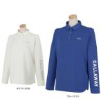  бесплатная доставка Callaway женский металлик Logo принт штемпель материалы рубашка-поло с длинным рукавом C24233203 Golf одежда 2024 год осень-зима модель 