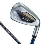 送料無料 2024年モデル ダンロップ メンズ XXIO ゼクシオ 13 アイアン ネイビー 5本セット(#6〜9、PW) MP1300 カーボンシャフト XXIO13