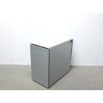 oka пятно / белый / [ б/у ] 3 уровень тумбочка с ящиками ширина :400 глубина :740 высота :720 цвет : серебряный 