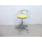  Sanwa Supply / желтый / круг стул /[ б/у ] ширина :500 глубина :580 высота :690 цвет : желтый 