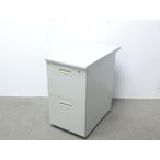 2 уровень тумбочка с ящиками / новый серый / [ б/у ] ширина :400 глубина :700 высота :700 цвет : новый серый 