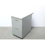 uchida/ JUST / новый серый / [ б/у ] 2 уровень тумбочка с ящиками ширина :400 глубина :700 высота :700 цвет : новый серый 