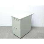  плюс / LA / новый серый / [ б/у ] 2 уровень тумбочка с ящиками ширина :400 глубина :700 высота :700 цвет : новый серый 