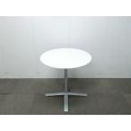 Cassina/FLOW/ белый [ б/у ] круг стол ширина :720 глубина :720 высота :720 цвет : белый 