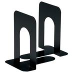 オフィス収納 | (まとめ) TANOSEE ブックエンド T型 大 ブラック 1組(2枚) 〔×10〕