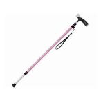 介護用品 | ミキ ソフトグリップスリム伸縮アルミ杖 MRA06105 ピンク