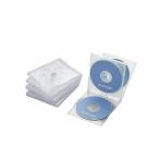 (まとめ)エレコム Bluray/DVD/CDケース(標準/PS/4枚収納) CCDJSCNQ5CR〔×5〕