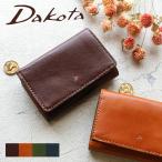 ショッピングメッセージカード無料 三つ折り財布 外付け小銭入れ 馬蹄 開運 チャーム バケッタレザー Dakota ダコタ ラフィナート 0031740 動画あり