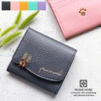 二つ折り財布 ボックス型小銭入れ FRAME WORK フレームワーク キトン ネコ 花柄 0045000