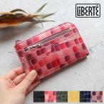 ショッピングメッセージカード無料 L字ファスナー ミニ財布 薄型 クロコ型押し LiBERTE リベルテ グレイズ 本革 0350701 動画あり