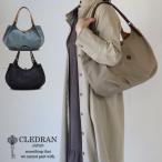 ショッピングメッセージカード無料 ボストントート ナイロン×牛革 CLEDRAN クレドラン D.PARE 日本製 レディース CL1603