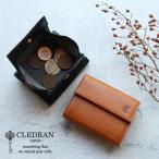 ショッピングメッセージカード無料 三つ折り財布 コンパクト ボックス型小銭入れ CLEDRAN クレドラン NOS(ノス) TRIFOLD WALLET 本革 牛革  CL3946 日本製