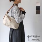 2WAYショルダーバッグ サイドポケット ウォッシュドコットン  軽い ナチュラル  斜めがけ 肩掛け カジュアル A5 CLEDRAN クレドラン HASA (ハサ) CL3981 日本製