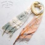 ショッピングmiddle 播州織 コットンショールM roots shawl MIDDLE 45×180cm tamaki niime 玉木新雌 ふんわりやわらか。 全て一点もの t16