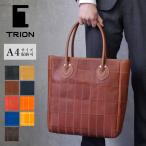トートバッグ 縦型 TRION トライオン バッグ DPC250 本革 パネルレザー