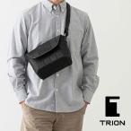 ショッピングメッセージカード無料 ショルダーバッグ フラップミニショルダー  グラブレザー TRION トライオン パネルレザー DPC272 本革